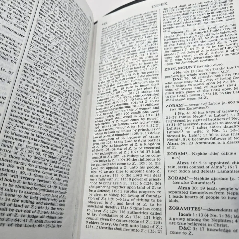 LDS Quad Holy Bible, Book of Mormon, Doctrine & Covenant, Pearl of Great Price